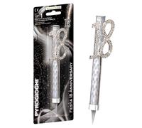 Candela fontana pirotecnica per torte Pyrogiochi numero 18 strass