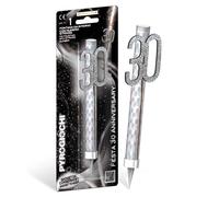 Candela fontana pirotecnica per torte Pyrogiochi numero 30 strass