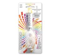 Candela fontana pirotecnica per torte Pyrogiochi numero 8 led multicolore