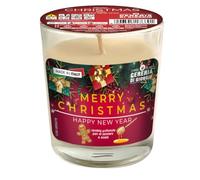Candela in bicchiere profumata pan di zenzero e miele - Christmas Collection - Cera vegana- Cereria di Giorgio
