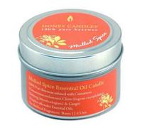 Candela In Cera D'Api All'Olio Essenziale Di Spezie Calde 3 Oz