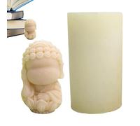 Candela in cera di soia, artigianato in resina - Stampo in silicone riciclabile,Non ascoltare, parlare o guardare, artigianato d'arte in resina per la fabbricazione artigianale di cera di candela