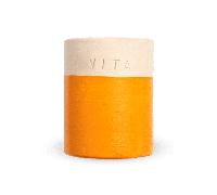 Candela in cera vegetale di soia - Luce, Amore, Vita - Wanabe Natural Viola