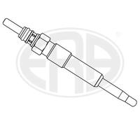 Candela incandescente 887086 ERA per VW SEAT AUDI SKODA