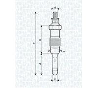 Magneti Marelli Candeletta Fi Punto 1,7 Td Ux20A