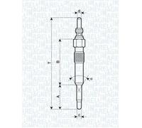 MAGNETI MARELLI Candeletta 062900028304 Candeletta RENAULT,VW,SKODA,KANGOO (KC0/1_),POLO (9N_),Golf IV Hatchback (1J1),PASSAT Variant (3B6),POLO (6N2)