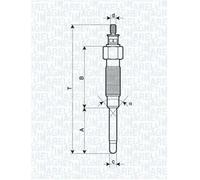 062900065304 MAGNETI MARELLI CANDELETTA DI PRERISCALDO TOYOTA HILUX VI