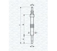 062900067304 MAGNETI MARELLI CANDELETTA DI PRERISCALDO ROVER DISCOVERY II