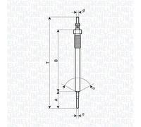 MAGNETI MARELLI 062900138304 Candeletta per MAZDA