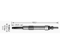 Candela incandescente Candeletta metallica 3413 NGK per ALFA ROMEO FIAT LANCIA