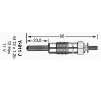 Candela incandescente Candeletta metallica 4290 NGK per PEUGEOT CITROËN