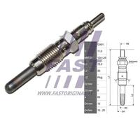 FAST Candelette per Fiat Doblo Cargo 223 1.9 D Strada Pick-Up 178E 119