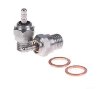 Candela Incandescente N3/N4 per Motore per nitro RC Candela Incandescente | Compatibile N3/ per n4, acciaio , per motori metanolo, auto e truck RC 1/10 1/8(N4)