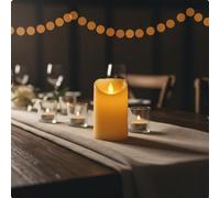 Candela LED a Batteria Telecomando Candela Finta con Fiamma Oscillante per