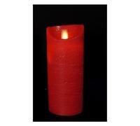 Candela led Pre Qu' Italia D2227 Fiamma con timer Cera rosso
