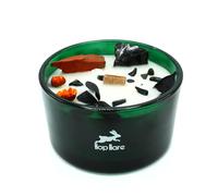 Candela Magica con Fiori e Gemme Hop Hare - Candela Cera di soia fatta a mano - 8,8x5cm (Il Diavolo)