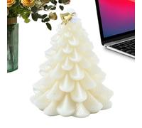 Candela natalizia a forma di albero di lunga durata, candela profumata per la casa, per Halloween, compleanno, vacanze, matrimonio, autunno inverno