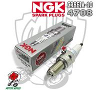 NGK Candela accensione 4708 Tipo di raccordo M4 Elettrodo centrale - iridio 1 Elettrodo di massa schermato/a 5 kOhm con sede-tenuta piatta Apertura chiave: 16 mm Lunghezza filettatura: 19,0mm