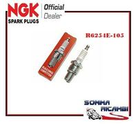 CANDELA NGK R6254E-105 STOCK NR.3949 Kawasaki KX - 125 cc - 1990 - 1991