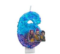 Candela Numerica A Tema K-Pop Per Feste, Accessorio Decorativo Per Torte E Party A Tema Cartone Animato Streghe Cacciatrici, Per Compleanni E Celebrazioni Festose (Blu-6)