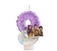 Candela Numerica A Tema K-Pop Per Feste, Accessorio Decorativo Per Torte E Party A Tema Cartone Animato Streghe Cacciatrici, Per Compleanni E Celebrazioni Festose (Viola-9)