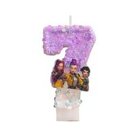 Candela Numerica A Tema K-Pop Per Feste, Accessorio Decorativo Per Torte E Party A Tema Cartone Animato Streghe Cacciatrici, Per Compleanni E Celebrazioni Festose (Viola-7)