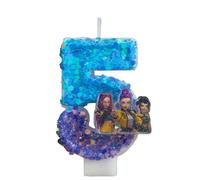 Candela Numerica A Tema K-Pop Per Feste, Accessorio Decorativo Per Torte E Party A Tema Cartone Animato Streghe Cacciatrici, Per Compleanni E Celebrazioni Festose (Blu-5)