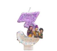 Candela Numerica A Tema K-Pop Per Feste, Accessorio Decorativo Per Torte E Party A Tema Cartone Animato Streghe Cacciatrici, Per Compleanni E Celebrazioni Festose (Viola-3)