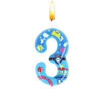 Candela Numero 3 Paw Dog, Candela Paw Dog, Candele 3 Anni Bambino, Candele a Tema, Cake Topper, Articoli per Feste, Ragazzi e Ragazze, Festa di Nozze, Compleanno dei Bambini, Baby Shower