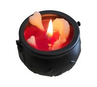 Candela per Halloween, scheletro luminoso, candela profumata, scheletro da bagno, decorazione di Halloween, per interni, decorazioni di Halloween, accessori per feste con motivo scheletro (A)