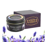 Candela per meditazione energetica, candela profumata di soia bianca con energia, candele per aromaterapia multifunzionali per sala yoga, area di lavoro, camera da letto e soggiorno