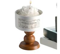 Candela Per Profumi Camellia - Design Elegante Con Tazza Da Tè, Supporto Per Fragranze In Ceramica | Candela Decorativa Per Aromaterapia Per Decorazioni Per La Casa, Regalo Per Le Vacanze, Rilassament