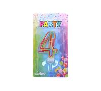 Candela per torta numero 4