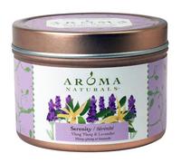 Candela Piccola In Latta Viola 1 Di Aroma Naturals