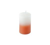Candela pilastro D5 x H8 cm Arty Tie And Dye Bianco e Blush