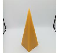 Candela Piramide con cera d'api 3 e 4 lati 4 diverse misure/pesi
