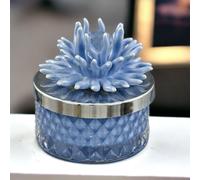 CANDELA PORTACANDELA VETRO BOMBONIERE 18 ANNI MATRIMONIO CRESIMA