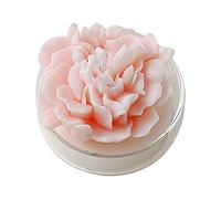 Candela profumata a forma di fiore di rosa, fatta a mano, in cera di soia, decorativa, da tavolo, per foto, regalo di compleanno, perfetta per meditazione, stress, bagno, yoga, festa della mamma,