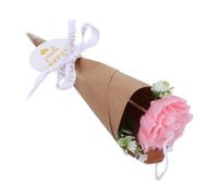 Candela Profumata a Forma di Fiore, Raffinata | Cera Vegetale e Carta, Pronta All'uso con Tag di Ringraziamento, per Eventi Speciali