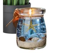 Candela profumata a tema mare, candela per aromaterapia in cera naturale, candela decorativa per la casa, relax e calma, ideale per alleviare lo stress e un'atmosfera tranquilla