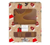 Candela Profumata al Pan di Zenzero a Forma di Renna - Altezza 10 cm - Colore Avorio - Idea Regalo Natale - Cereria di Giorgio