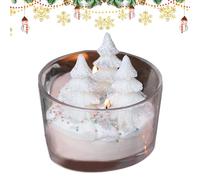 Candela profumata albero di Natale, profumate di Natale | Candela creativa 'albero di Natale con profumo,Centri tavola con decorazione stagionale tradizionale per sala da pranzo e bagno