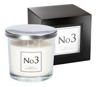 Candela profumata Bispol in vetro No3 - 40H esplosione di peonia (Snp100-003)
