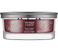 Candela profumata "Black Cherry", 5 stoppini Yankee Candle Singnature 340 g