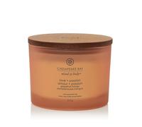 Love & Passion (Grapefruit Mango) Candele In Vetro 3 Stoppini 312 gr Chesapeake Bay Candle
