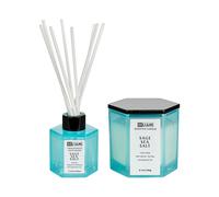 Candela Profumata con Diffusore di Fragranze Cera di Soia Note fresche