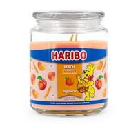 Candela profumata Haribo™, 2 stoppini, HxD: 13 x 10 cm, 100 ore di durata, candela in vetro, idea regalo