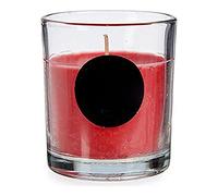 Candela profumata in barattolo di vetro con durata di circa 30 ore - vaniglia, bambù, lavanda, cannella, fragola, tè verde, frutta rossa - profumo marino (frutti rossi)