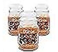 Candela Profumata in Giara Grande di Vetro, Durata 130 Ore, 3 Pz, PAN DI ZENZERO