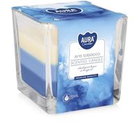 CANDELA PROFUMATA IN VETRO ANTI TABACCO TRICOLORE